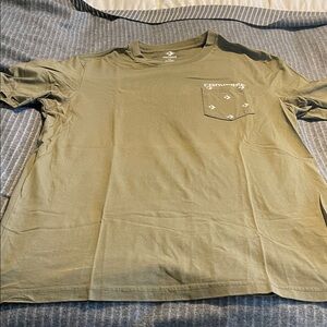 Converse Men's Green Short Sleeve Tee